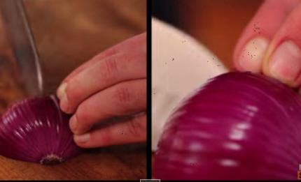 How to chop an onion