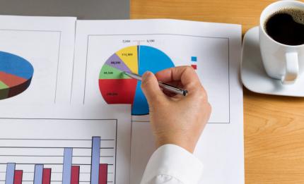 Comparing two charts