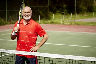 Tennis and keeping fit